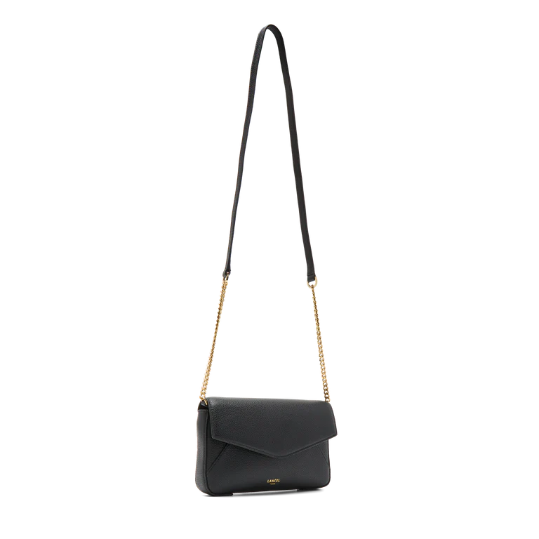 ENVELOPPE - Noir - POCHETTE SUR CHAÎNE AVEC PORTE-CARTES AMOVIBLE
