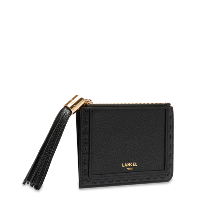 PREMIER FLIRT - Noir - PORTE-CARTES L ZIP AVEC SOUFFLET