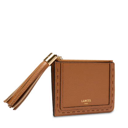 PREMIER FLIRT - Camel - PORTE-CARTES L ZIP AVEC SOUFFLET
