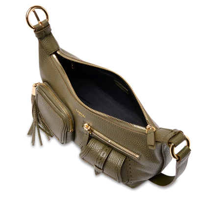 PREMIER FLIRT - Kaki foncé - Sac bandoulière Multipoches