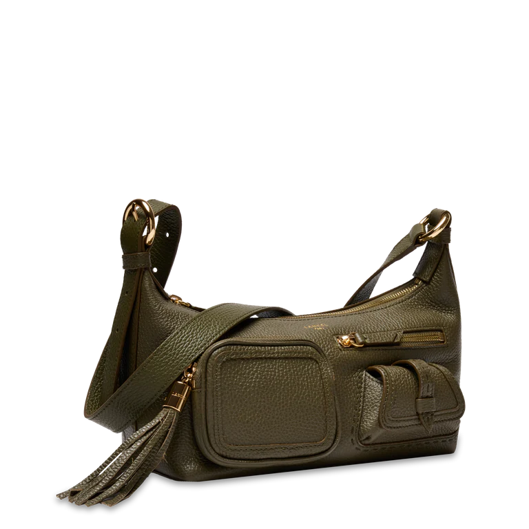 PREMIER FLIRT - Kaki foncé - Sac bandoulière Multipoches