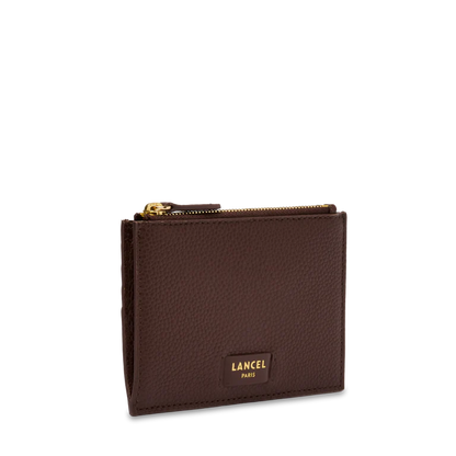 NINON - Noix De Coco - PORTE-CARTES L ZIP AVEC SOUFFLET