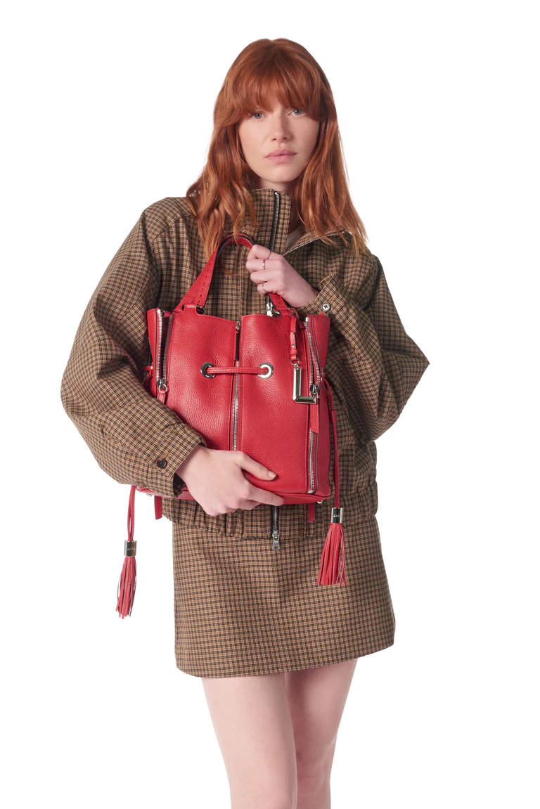 PREMIER FLIRT - Nouveau Rouge Lancel - Sac Seau M