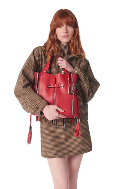 PREMIER FLIRT - Nouveau Rouge Lancel - Sac Seau M
