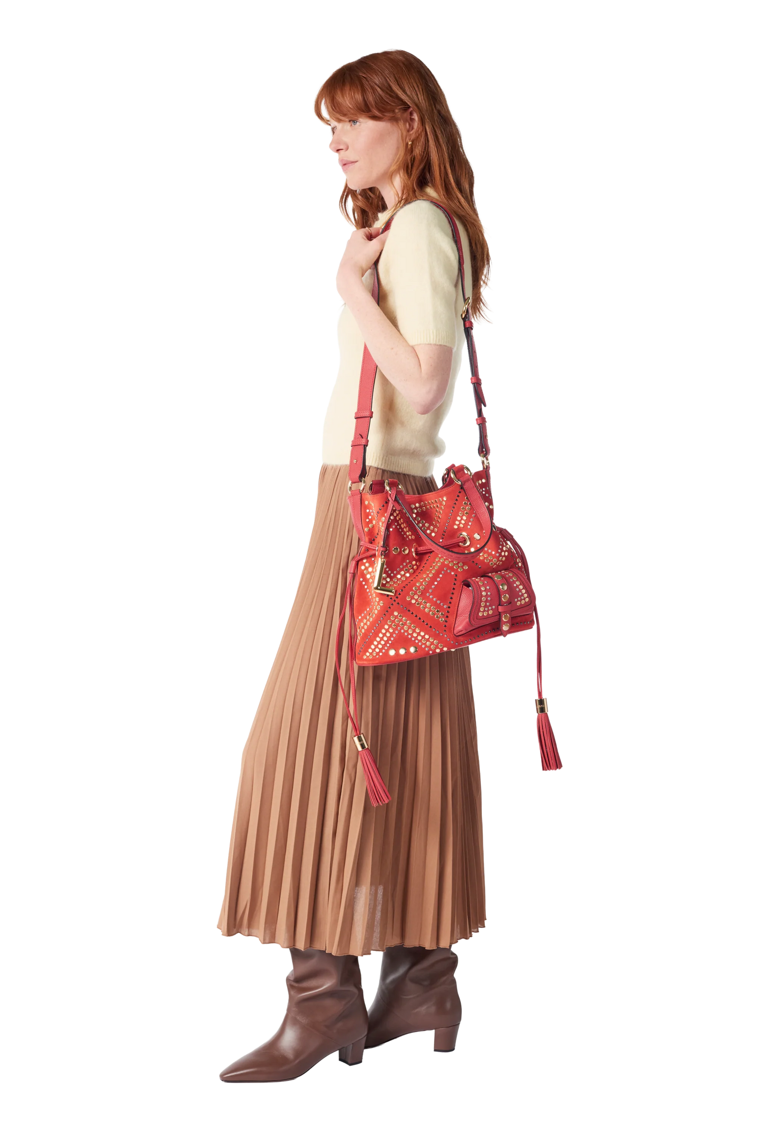 PREMIER FLIRT - Nouveau Rouge Lancel - Sac Seau M