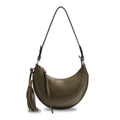 HOBOHÈME - Kaki Foncé - Sac Hobo Zippé S