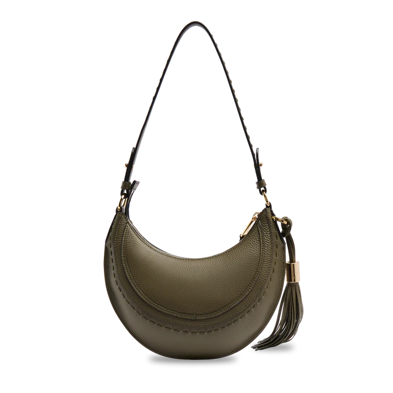HOBOHÈME - Kaki Foncé - Sac Hobo Zippé S