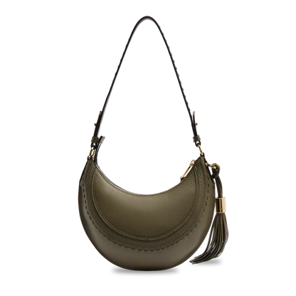 HOBOHÈME - Kaki Foncé - Sac Hobo Zippé S