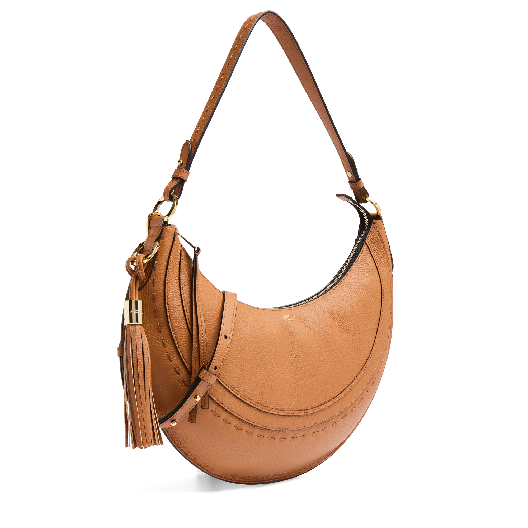 HOBOHÈME - Camel - Sac Hobo Zippé M