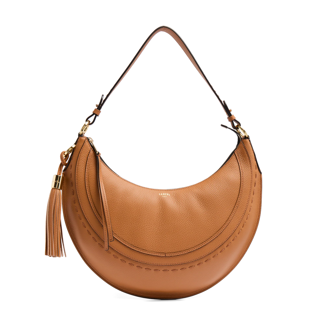 HOBOHÈME - Camel - Sac Hobo Zippé M