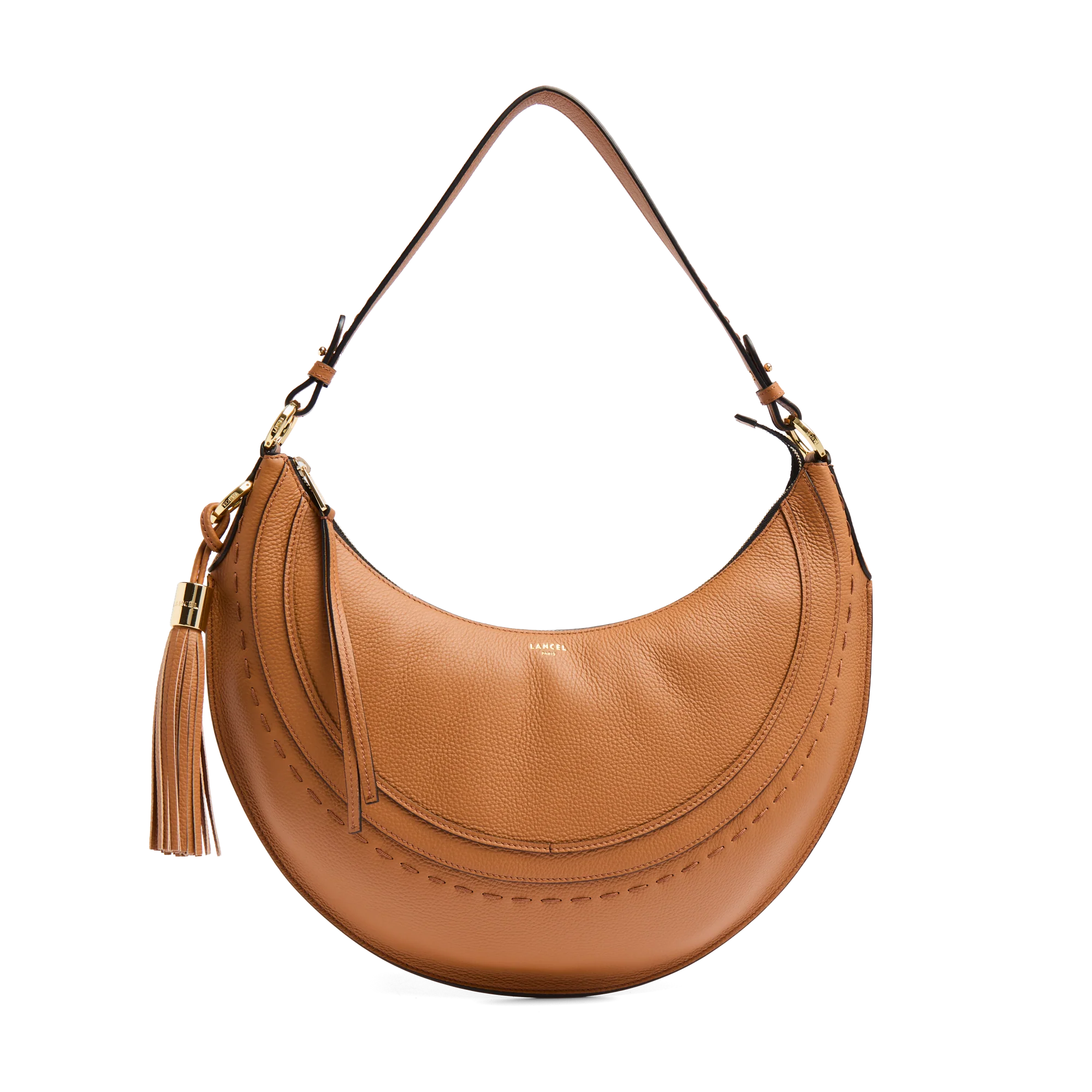 HOBOHÈME - Camel - Sac Hobo Zippé M