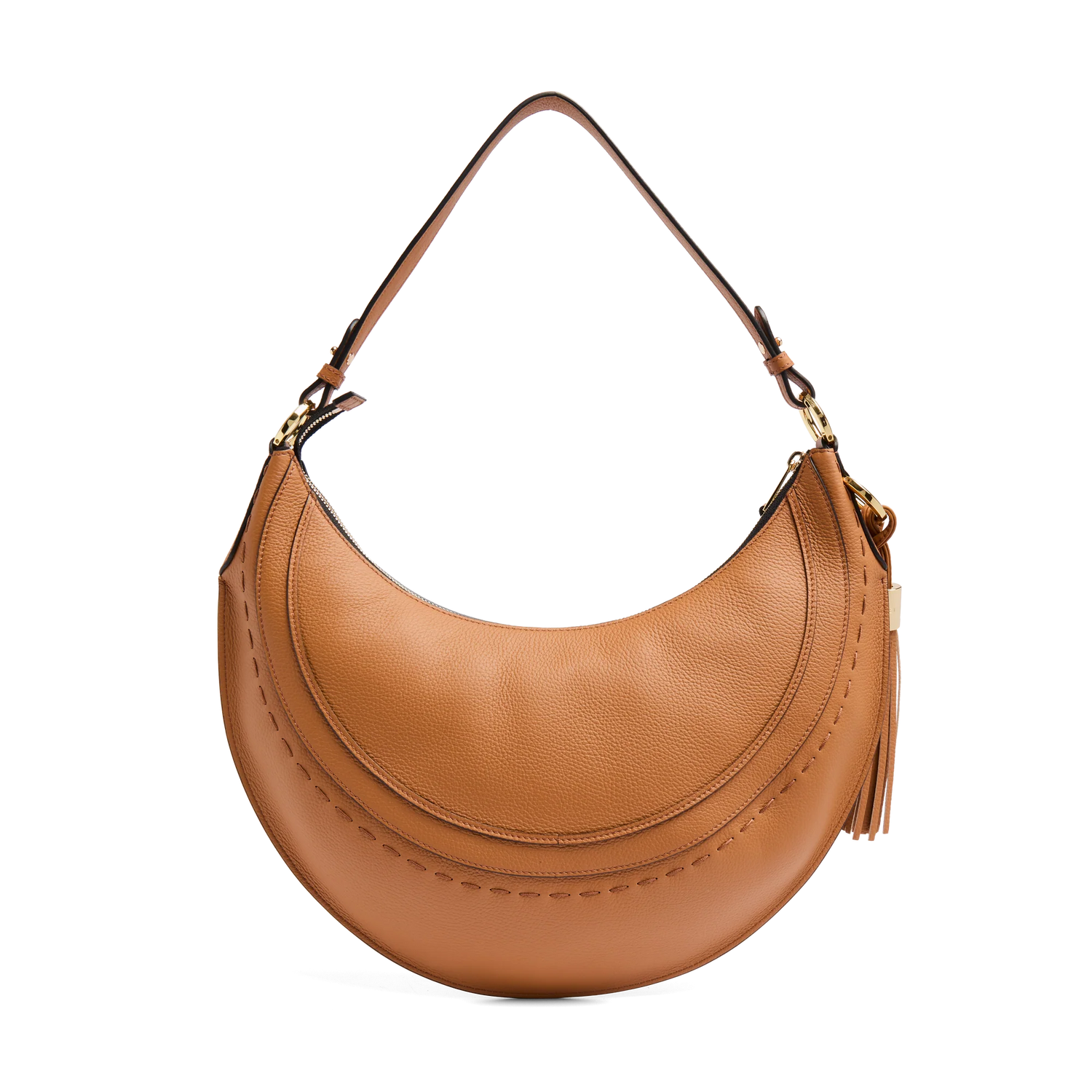 HOBOHÈME - Camel - Sac Hobo Zippé M