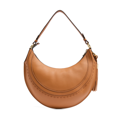 HOBOHÈME - Camel - Sac Hobo Zippé M