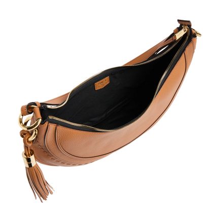 HOBOHÈME - Camel - Sac Hobo Zippé M