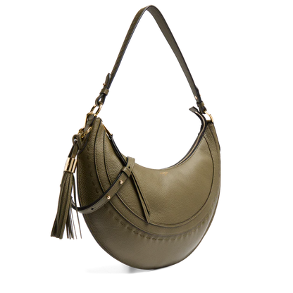 HOBOHÈME - Kaki Foncé - Sac Hobo Zippé M