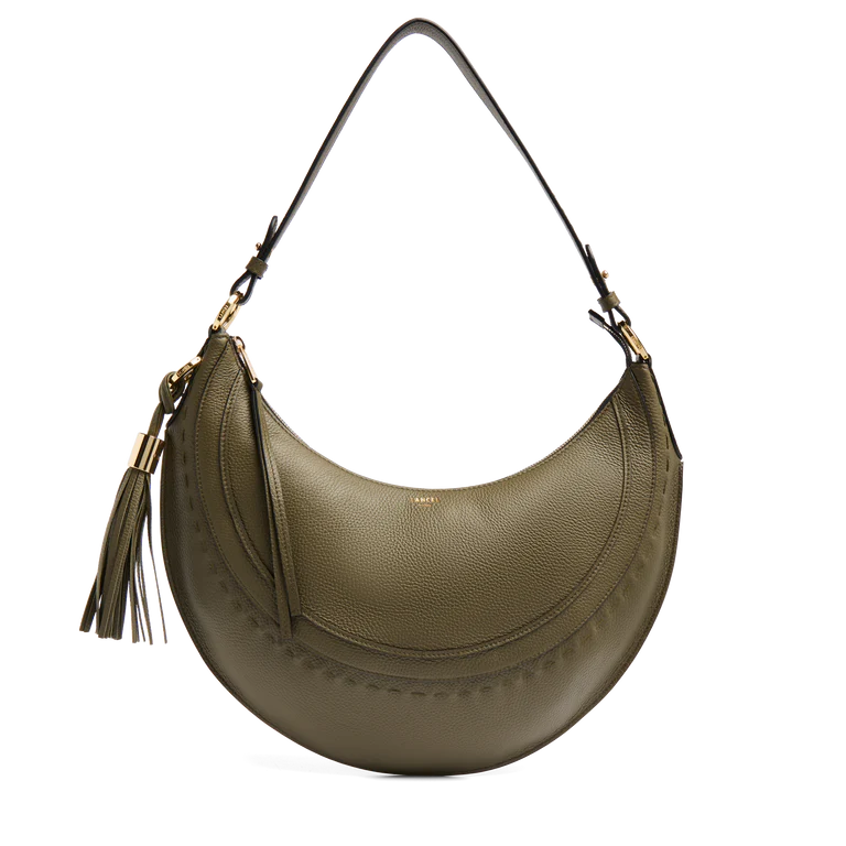 HOBOHÈME - Kaki Foncé - Sac Hobo Zippé M