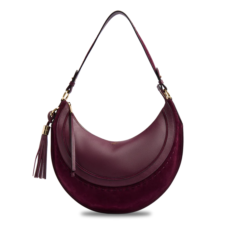 HOBOHÈME - Cassis - Sac Hobo Zippé M