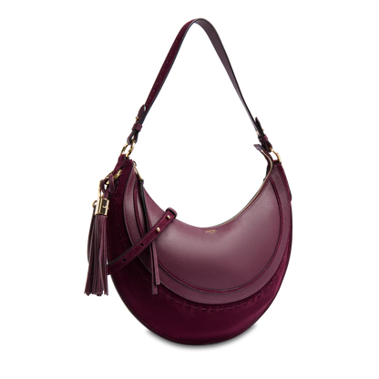 HOBOHÈME - Cassis - Sac Hobo Zippé M