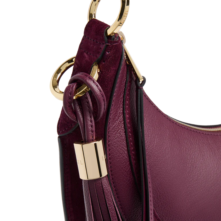 HOBOHÈME - Cassis - Sac Hobo Zippé M