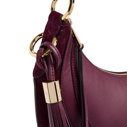 HOBOHÈME - Cassis - Sac Hobo Zippé M