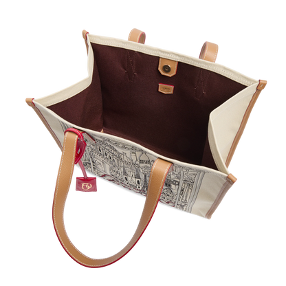 CAPSULE LANCEL - Naturel/Camel -SAC CABAS L