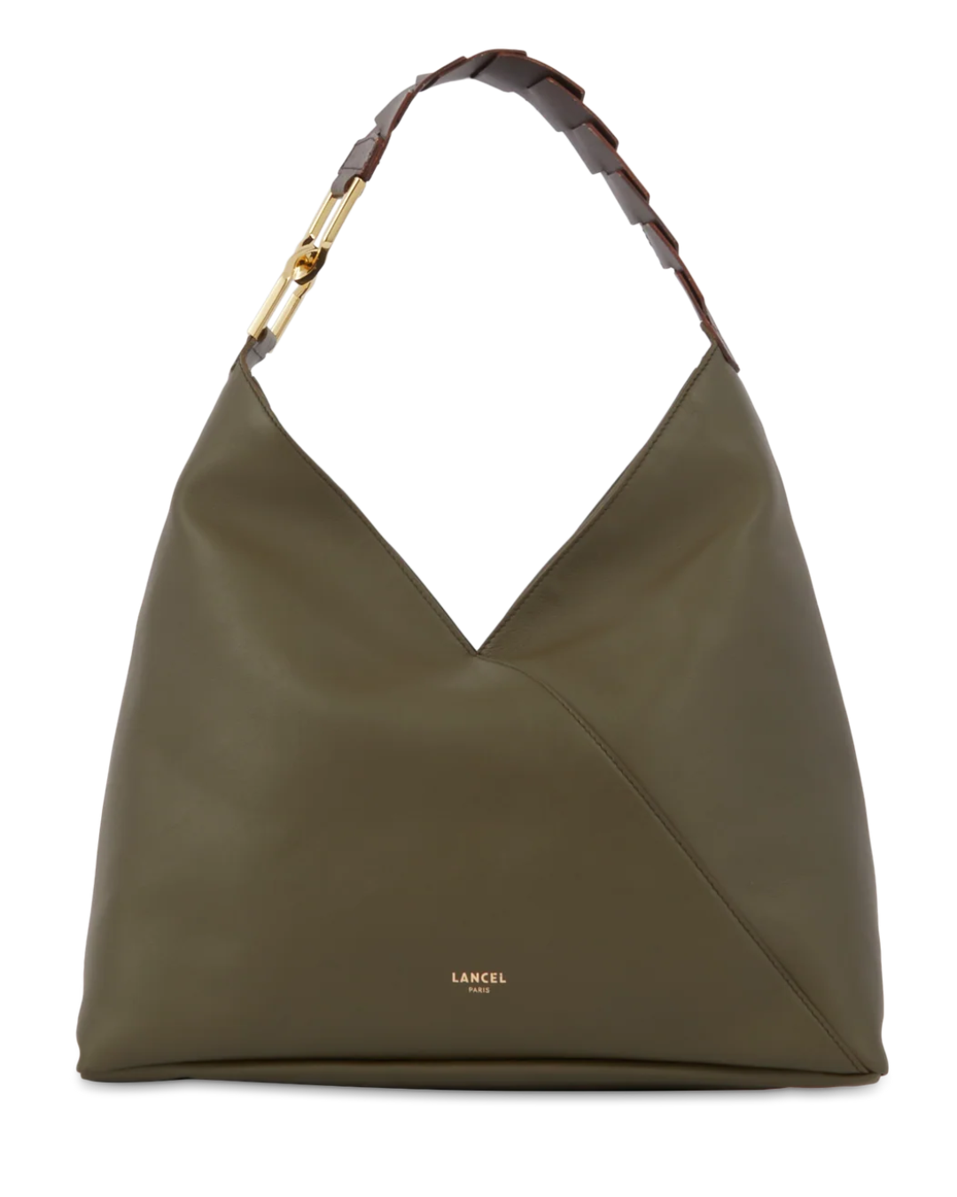 PAGODE - Dark Kaki - Sac hobo zippé