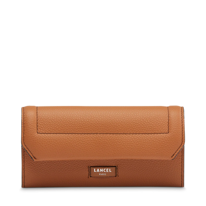 NINON - Camel - Portefeuille rabat