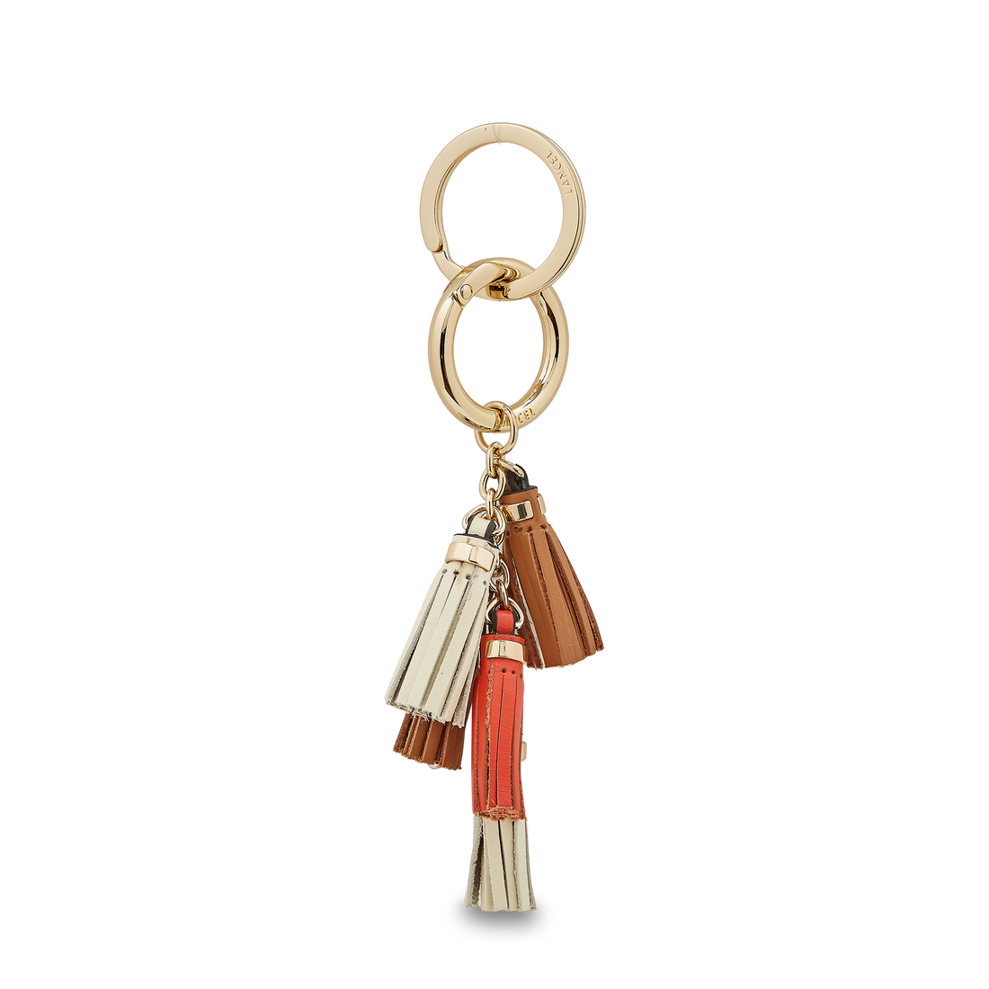 Porte clés - Gift - Pompon Multico crème