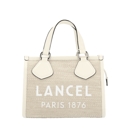 SUMMER TOTE - Nat/Neige - Petit modèle zippé