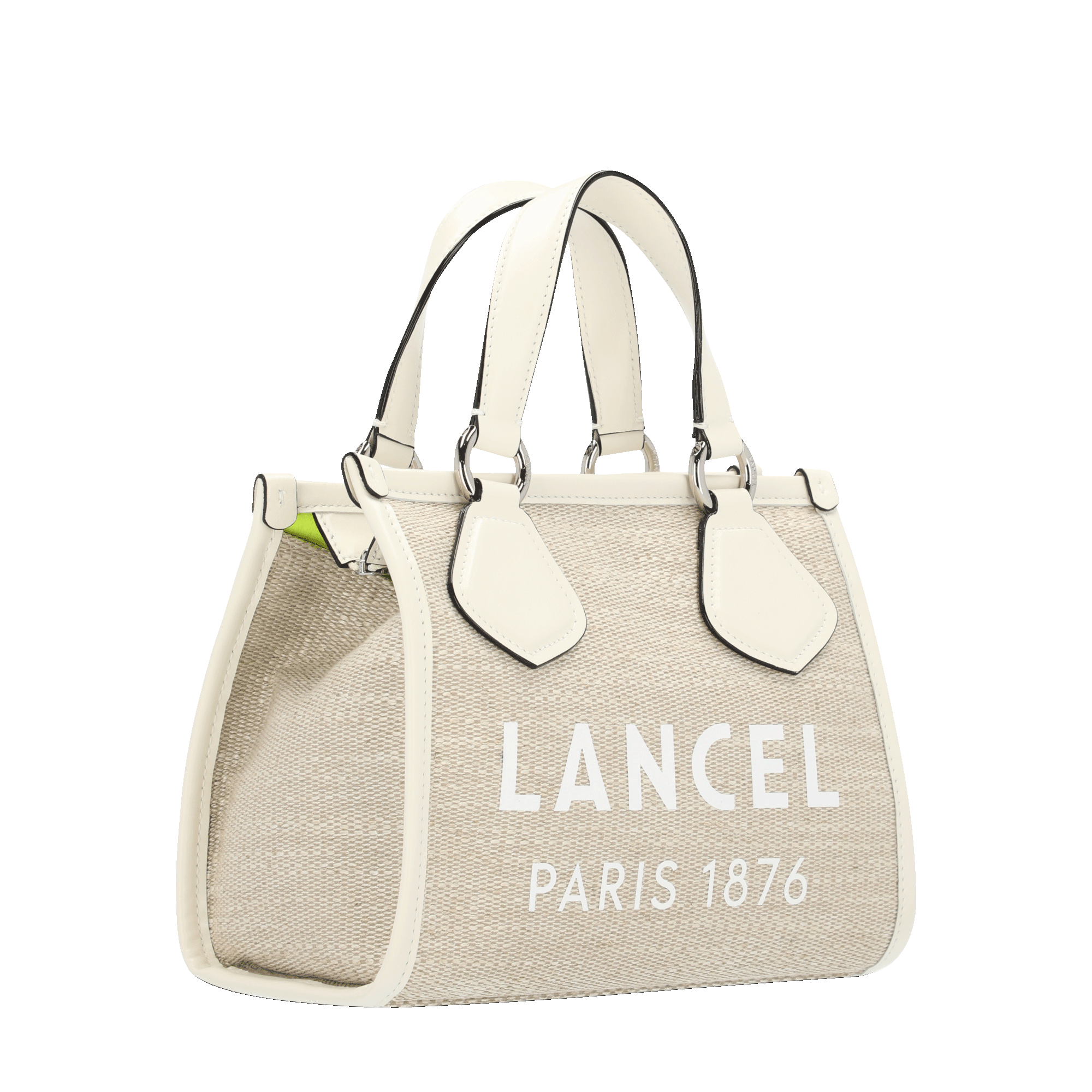 SUMMER TOTE - Nat/Neige - Petit modèle zippé