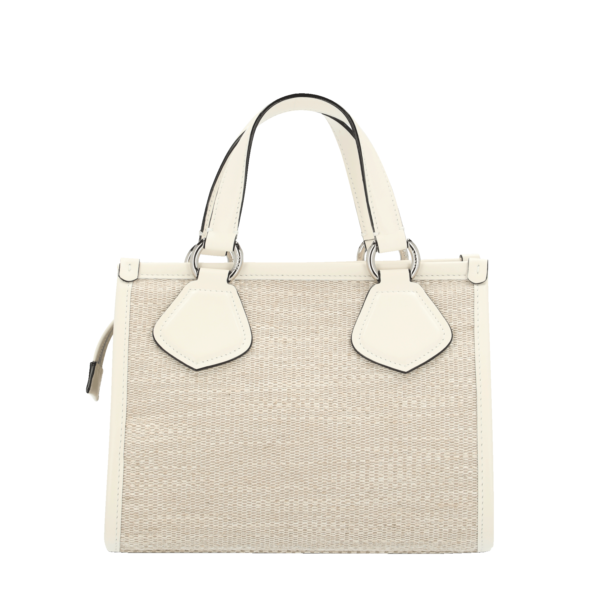 SUMMER TOTE - Nat/Neige - Petit modèle zippé