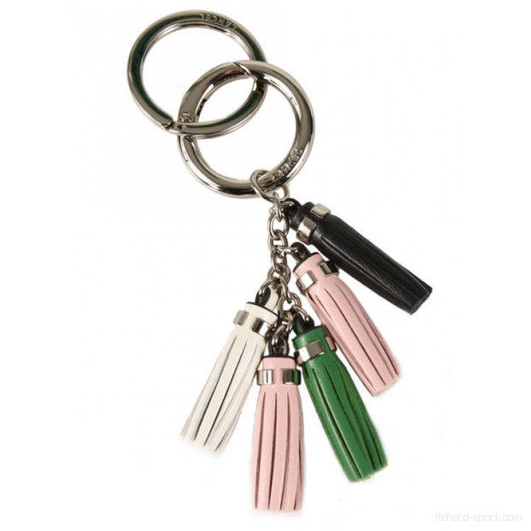 Porte clés - Gift - Pompon Multico rose